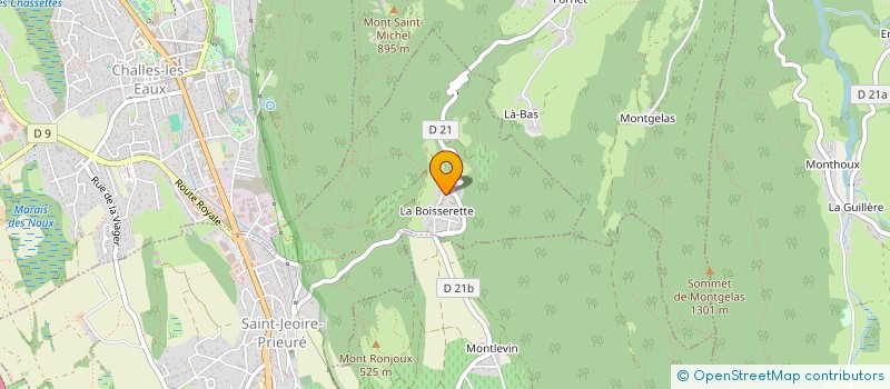 localisation de l'entreprise ALT'ELAGAGE SAVOIE  SAINT-JEOIRE-PRIEURE