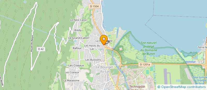 localisation de l'entreprise ALT'HAIR DECO  LE BOURGET-DU-LAC