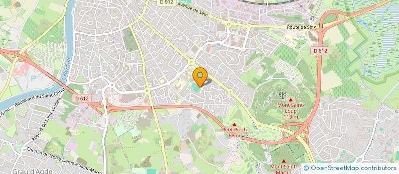 localisation de l'entreprise ALT HEIDELBERG  AGDE