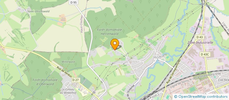 localisation de l'entreprise ALT-KRIEGER  SARREBOURG