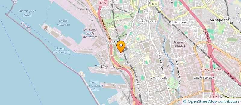 localisation de l'entreprise ALT LOGISTICS  MARSEILLE