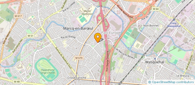 localisation de l'entreprise ALT-O-JARDIN  MARCQ-EN-BARUL