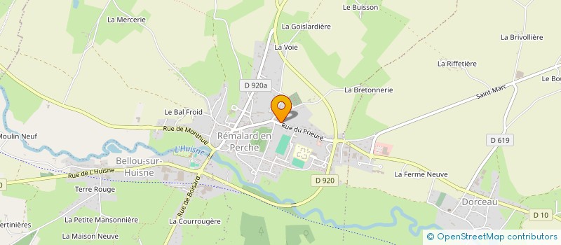 localisation de l'entreprise ALT'ORNE à REMALARD-EN-PERCHE