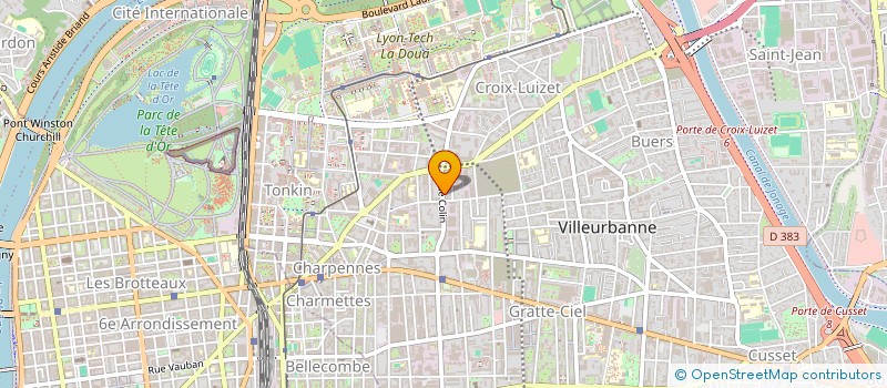 localisation de l'entreprise ALT PLOMBERIE à VILLEURBANNE