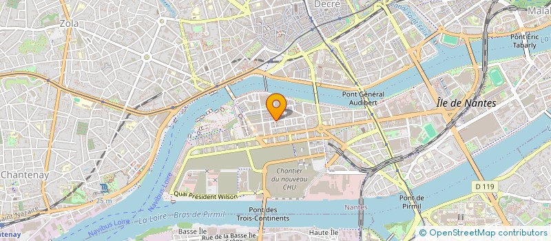localisation de l'entreprise ALT QA à NANTES