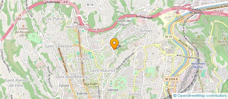 localisation de l'entreprise ALT RIVIERA à NICE