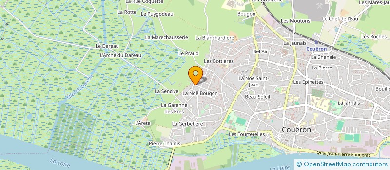 localisation de l'entreprise ALT TRANSPORT à COUERON