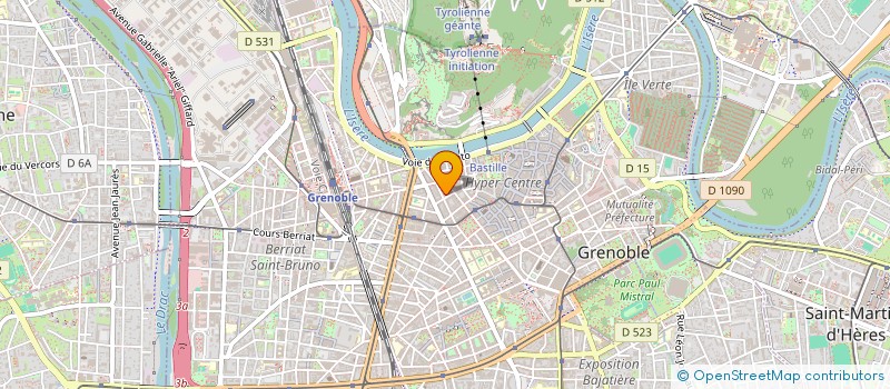 localisation de l'entreprise ALT.URBAINE à GRENOBLE