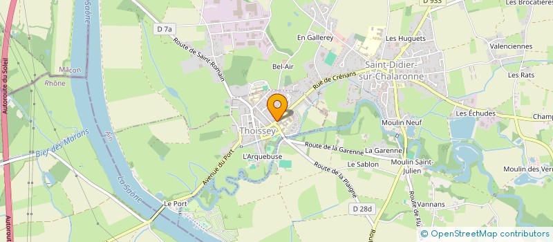 localisation de l'entreprise ALTA  THOISSEY