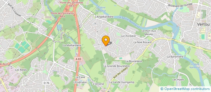 localisation de l'entreprise ALTA à VERTOU