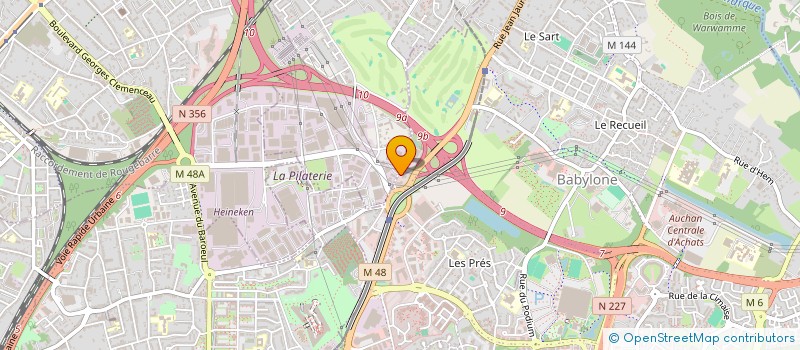 localisation de l'entreprise ALTA à VILLENEUVE D ASCQ