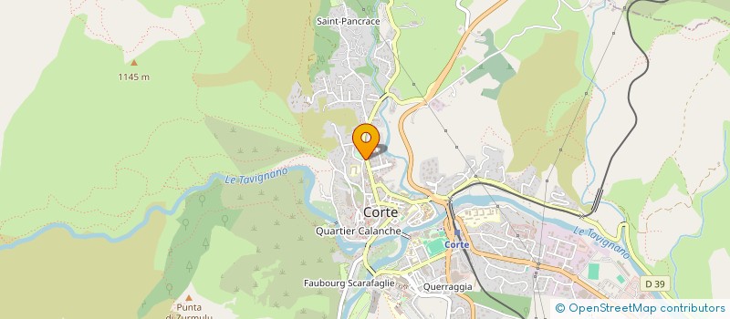 localisation de l'entreprise ALTA à CORTE