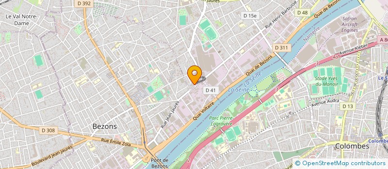 localisation de l'entreprise ALTA  ARGENTEUIL