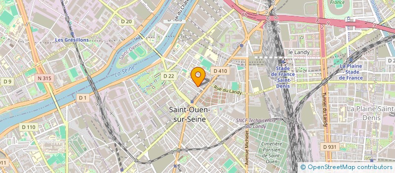 localisation de l'entreprise ALTA CONCEPT à SAINT-OUEN-SUR-SEINE
