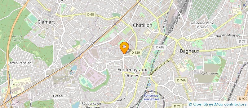 localisation de l'entreprise ALTA DECORS à FONTENAY-AUX-ROSES