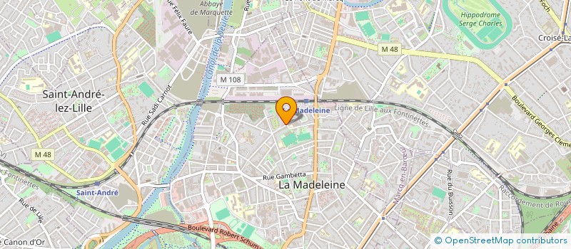 localisation de l'entreprise ALTA DOMUS à LA MADELEINE