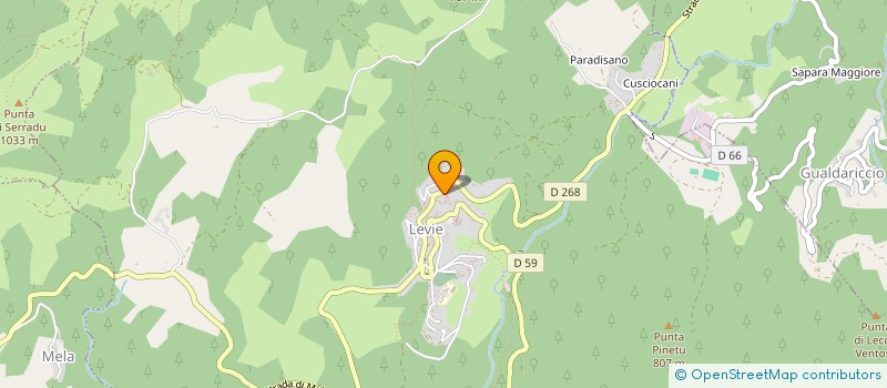 localisation de l'entreprise ALTA ELEC à LEVIE