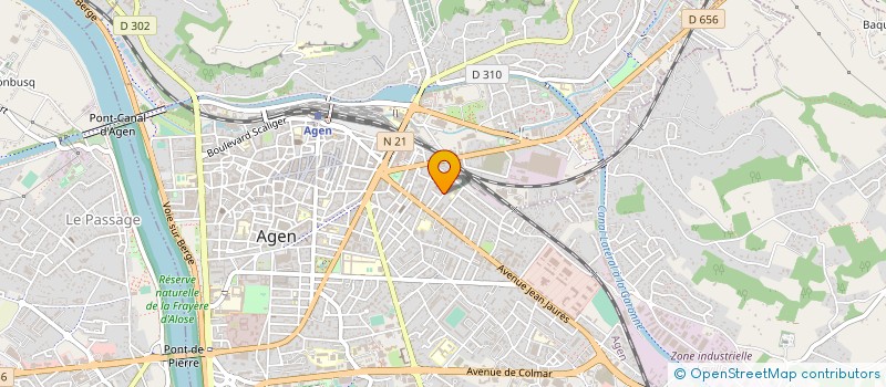 localisation de l'entreprise ALTA ENTRETIEN TISSUS CUIRS  AGEN