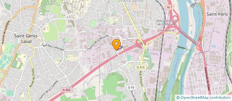 localisation de l'entreprise ALTA FLUIDE SERVICES  IRIGNY