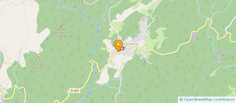 localisation de l'entreprise ALTA PETRA à QUENZA