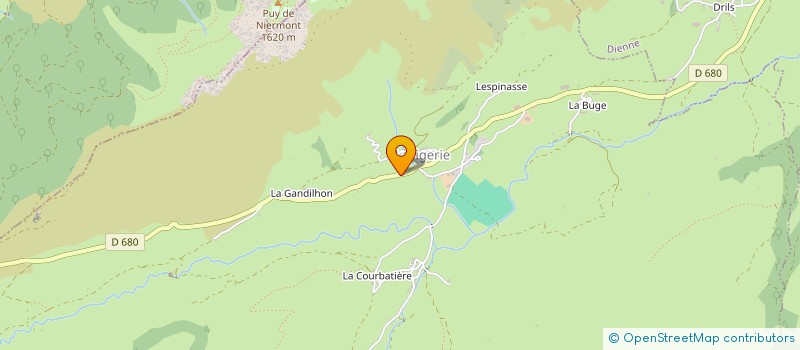 localisation de l'entreprise ALTA TERRA à LAVIGERIE
