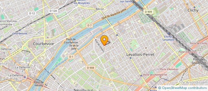 localisation de l'entreprise ALTA TERRA  LEVALLOIS-PERRET