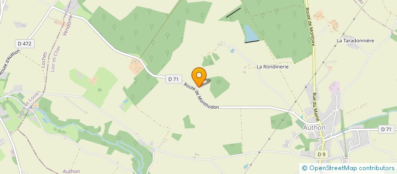 localisation de l'entreprise ALTA-TP  AUTHON