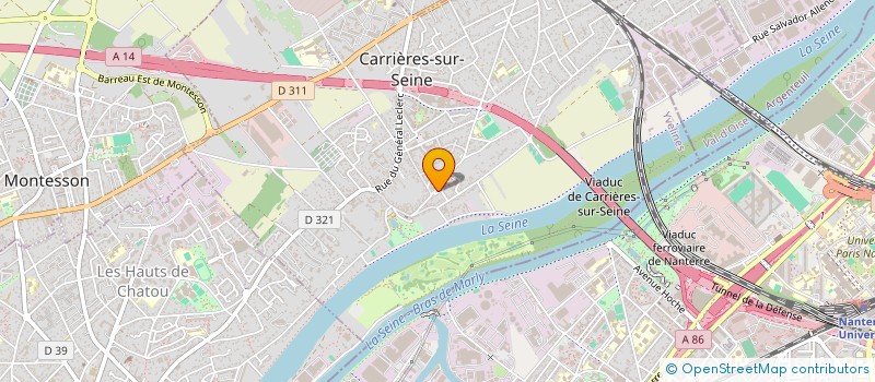 localisation de l'entreprise ALTA VET à CARRIERES-SUR-SEINE