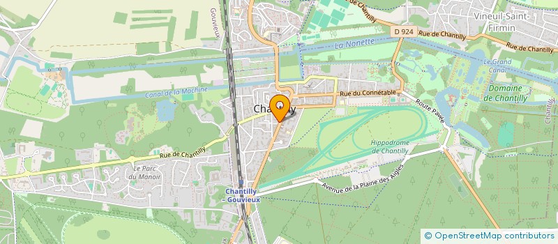 localisation de l'entreprise ALTACOM FUSION  CHANTILLY