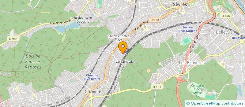 localisation de l'entreprise ALTAEA à CHAVILLE