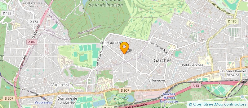 localisation de l'entreprise ALTAIA GROUP  VAUCRESSON