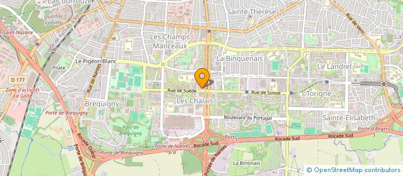 localisation de l'entreprise ALTAIR à RENNES