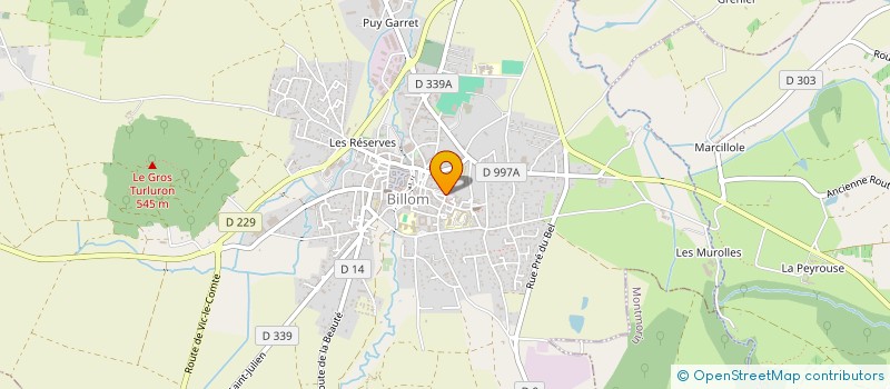 localisation de l'entreprise ALTAIR  BILLOM