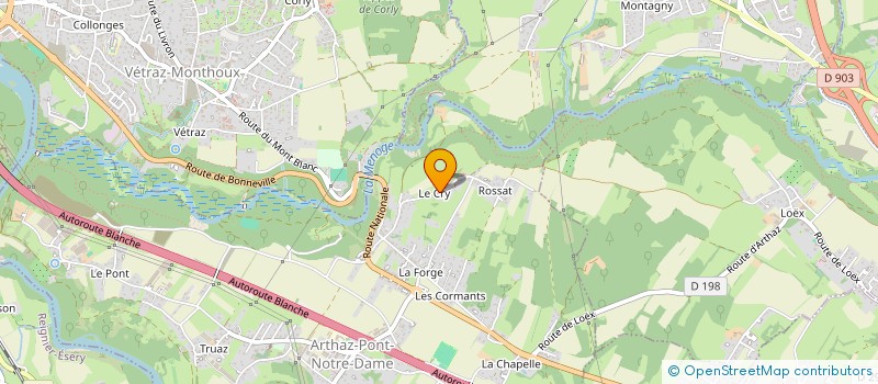 localisation de l'entreprise ALTAIR  ARTHAZ-PONT-NOTRE-DAME