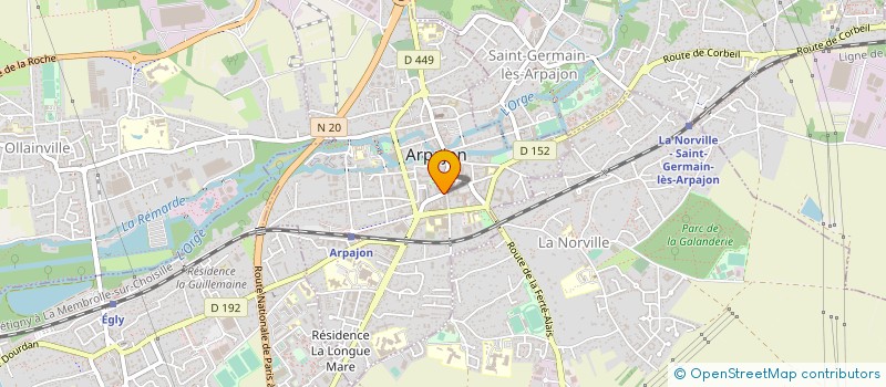 localisation de l'entreprise ALTAIR à ARPAJON