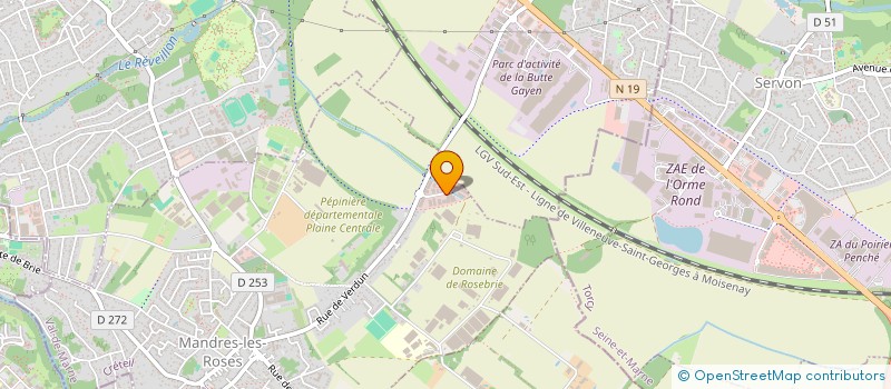 localisation de l'entreprise ALTAIR  MANDRES-LES-ROSES