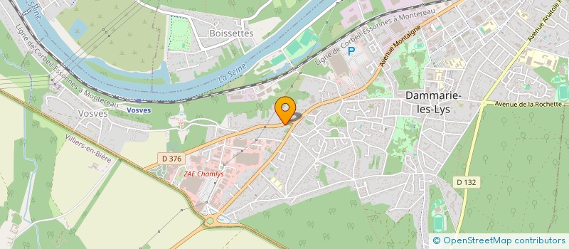 localisation de l'entreprise ALTAIR à DAMMARIE-LES-LYS