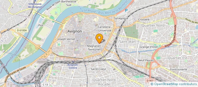 localisation de l'entreprise ALTAIR  AVIGNON