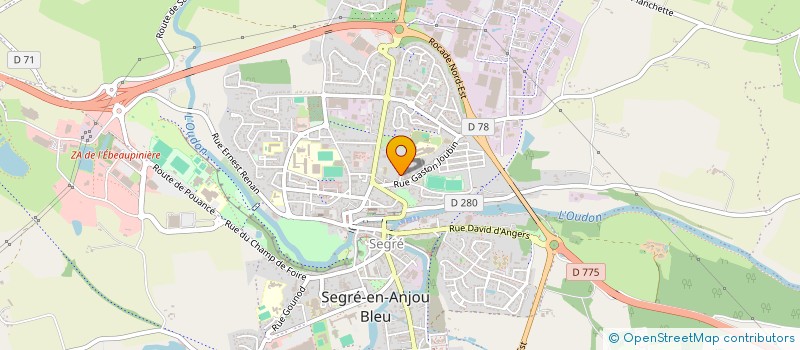 localisation de l'entreprise ALTAIR à SEGRE-EN-ANJOU BLEU