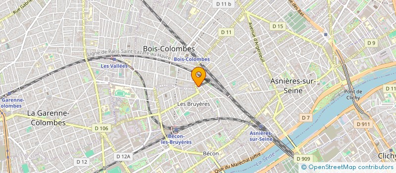 localisation de l'entreprise ALTAIR à ASNIERES-SUR-SEINE