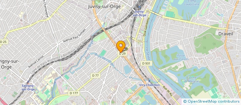 localisation de l'entreprise ALTAIR à VIRY-CHATILLON