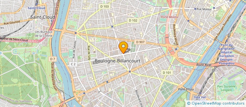 localisation de l'entreprise ALTAIR COMMUNICATION à BOULOGNE-BILLANCOURT