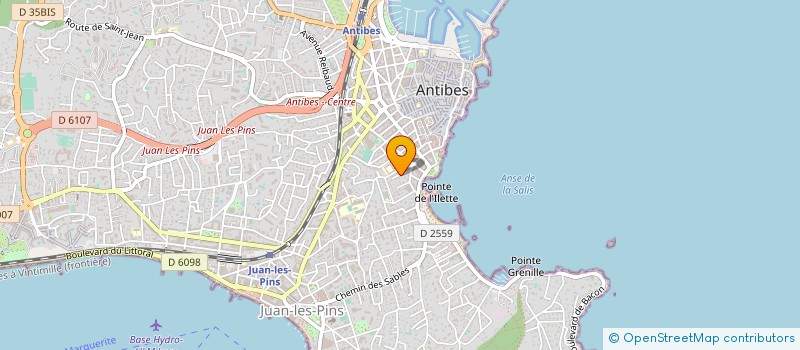 localisation de l'entreprise ALTAIR CONCEPT à ANTIBES