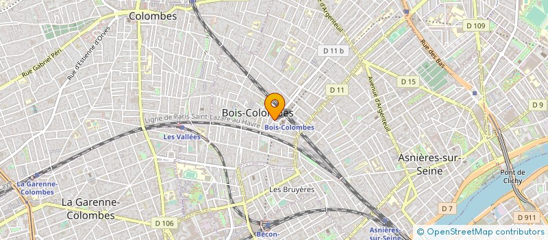 localisation de l'entreprise ALTAIR CONSEIL à BOIS-COLOMBES