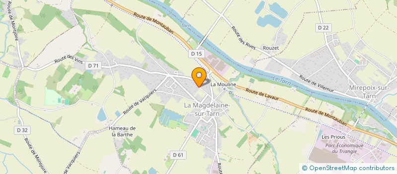 localisation de l'entreprise ALTAIR INSERTION à LA MAGDELAINE-SUR-TARN