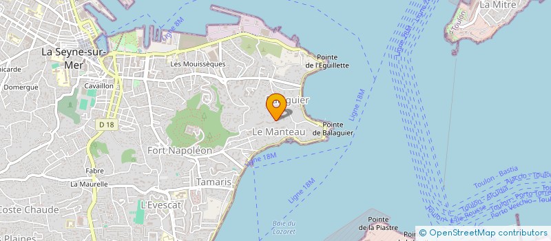 localisation de l'entreprise ALTAIR MANAGEMENT à LA SEYNE-SUR-MER