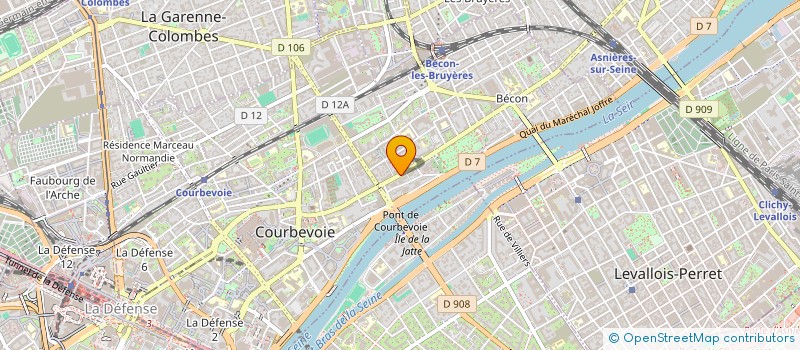 localisation de l'entreprise ALTAIS TRAVAUX D'ACCES DIFFICILE à COURBEVOIE