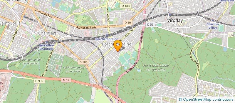 localisation de l'entreprise ALTAM à VERSAILLES