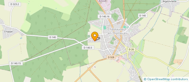localisation de l'entreprise ALTAN BUCHERONNAGE à CHATEAUNEUF-EN-THYMERAIS