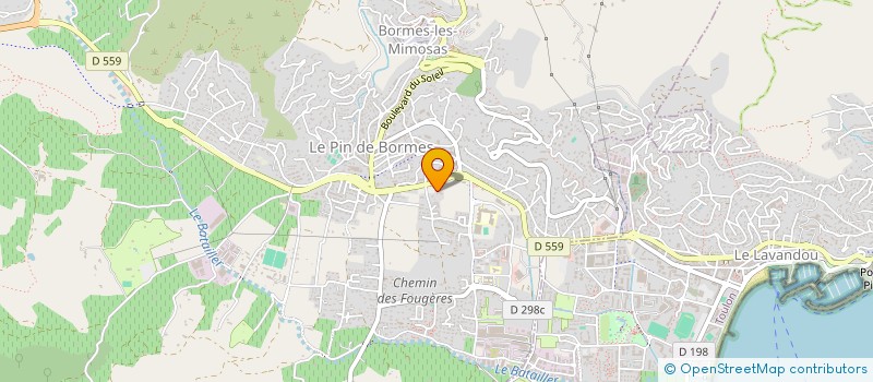 localisation de l'entreprise ALTANA à BORMES-LES-MIMOSAS